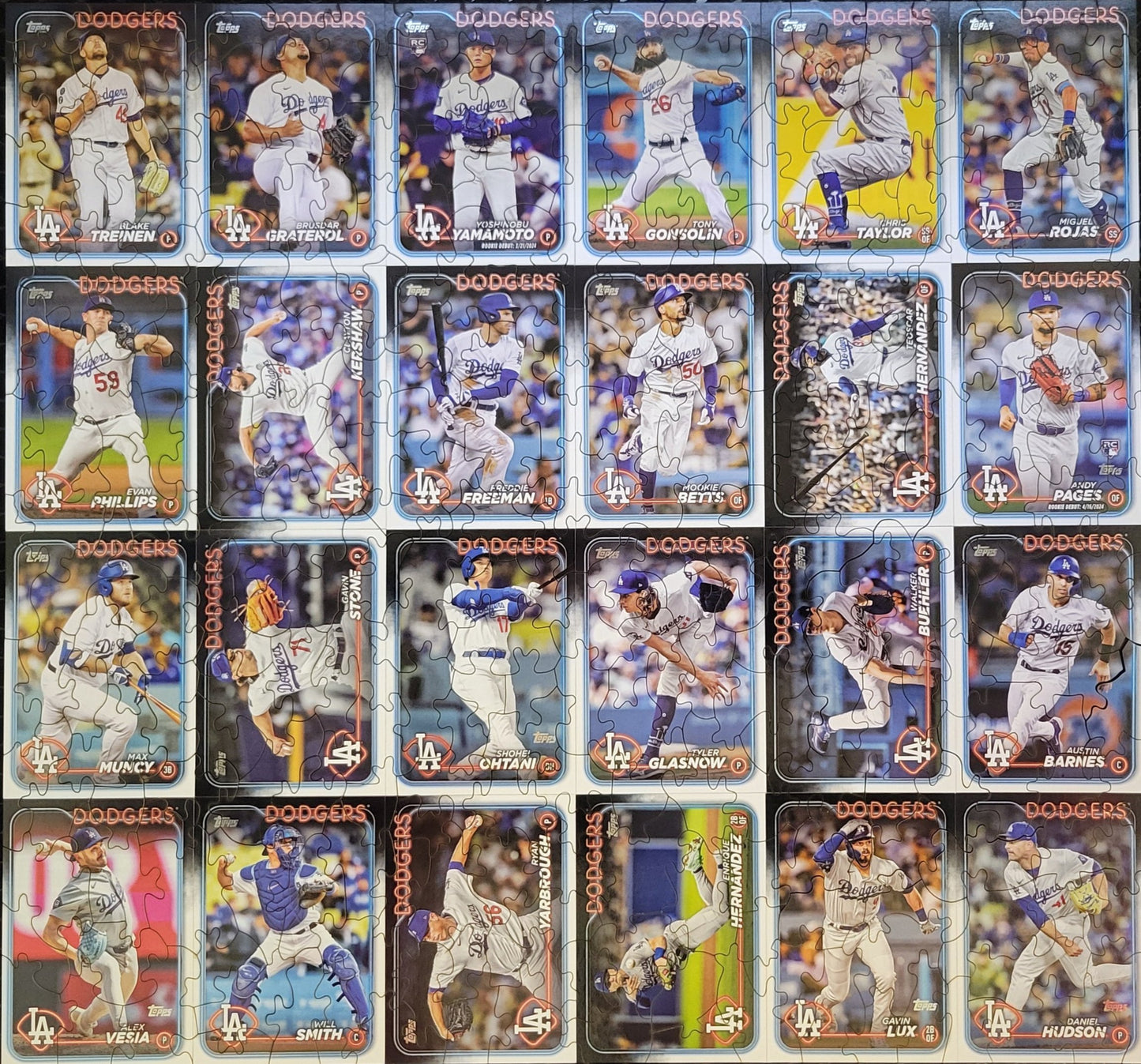 MLB Pick Your Team Puzzle - Irregular Pieces