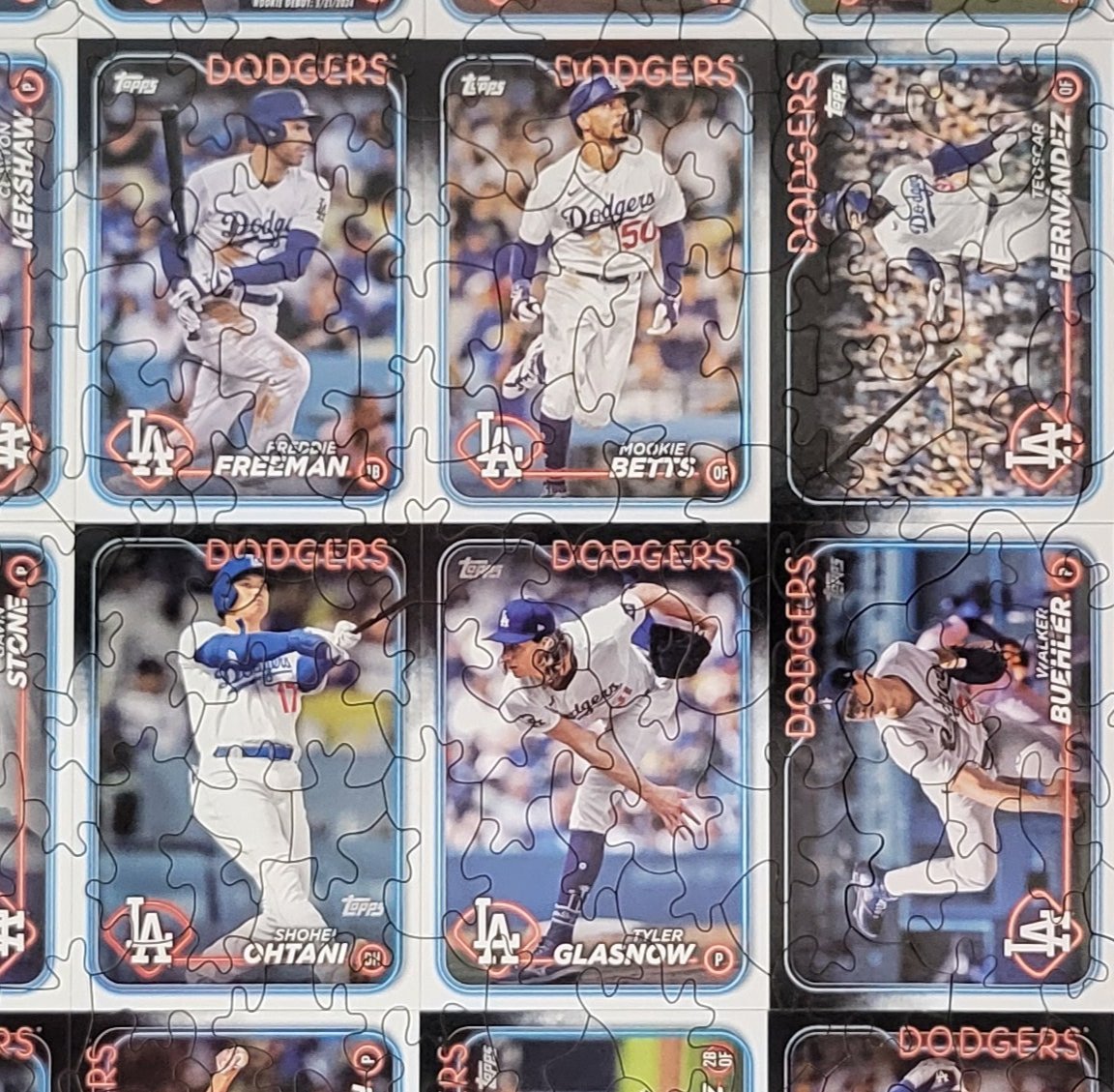 MLB Pick Your Team Puzzle - Irregular Pieces