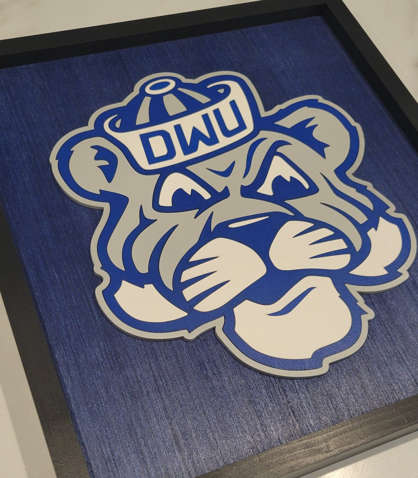 DWU Retro Tiger Wooden Sign