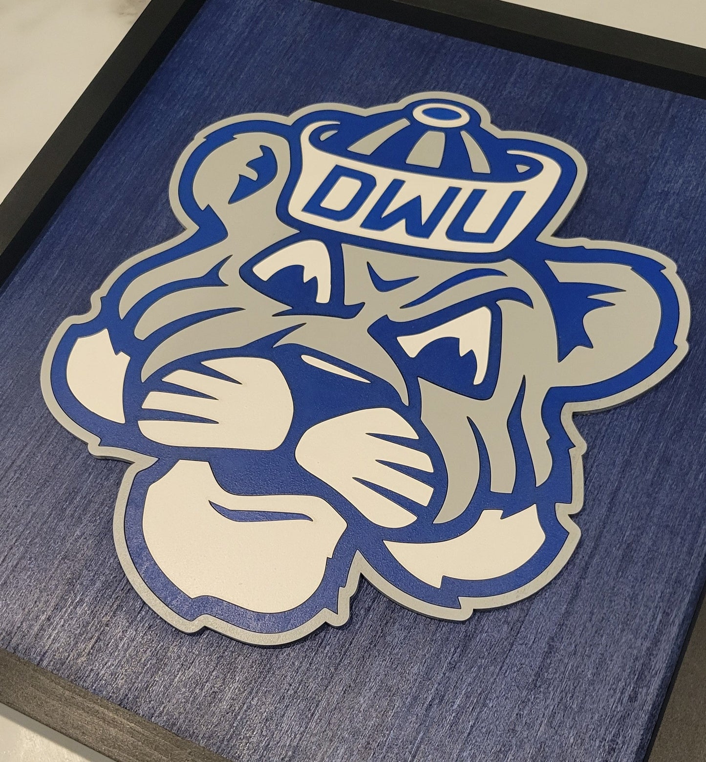 DWU Retro Tiger Wooden Sign