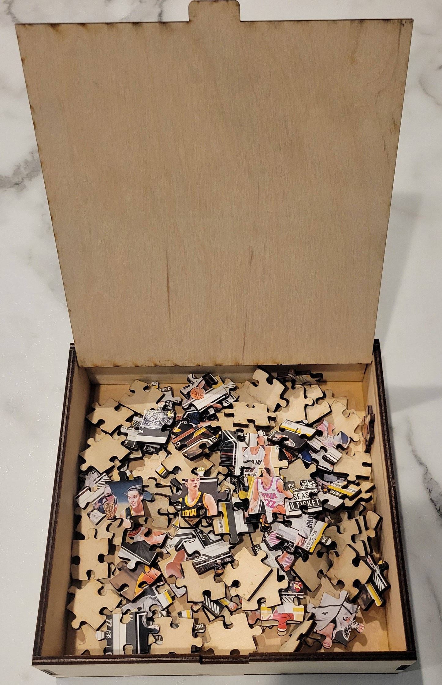 Caitlyn Clark Wooden Puzzle w/ Box